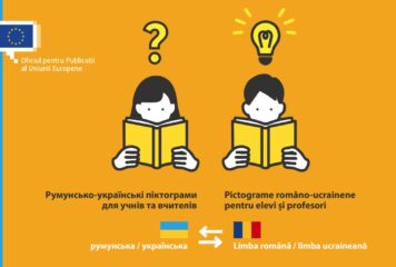 Pictograme româno-ucrainene pentru elevi și profesori