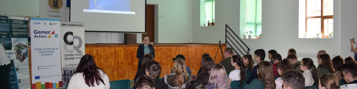 GenerAction – tinerii se implică în dezvoltarea durabilă
