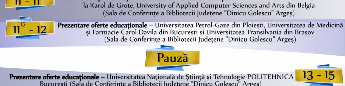 Creativi și conectați – Târg de oferte educaționale