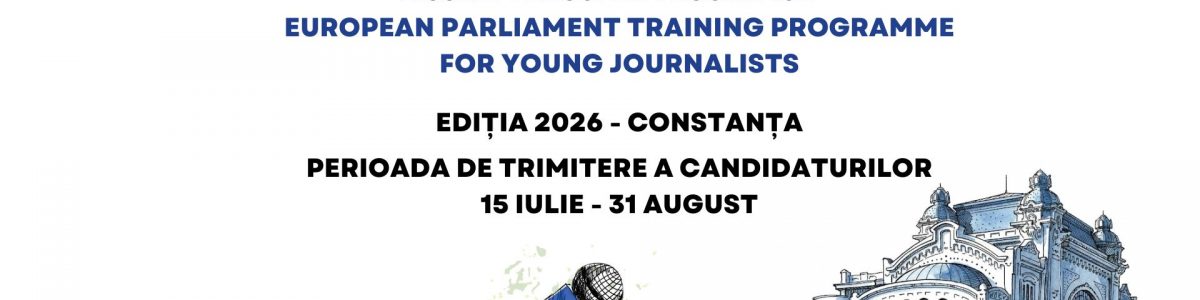 Program de training pentru tinerii jurnaliști din România